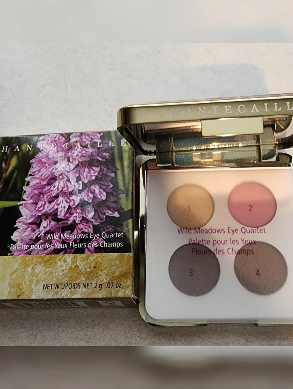 Chantecaille Limited Edition Wild Meadows Eye Shadow Quartet Palette New